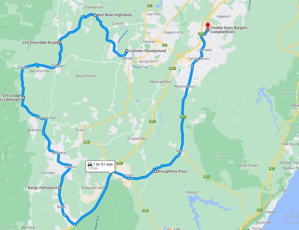MBCNSW October 2023 Night Drive – Southwest loop
