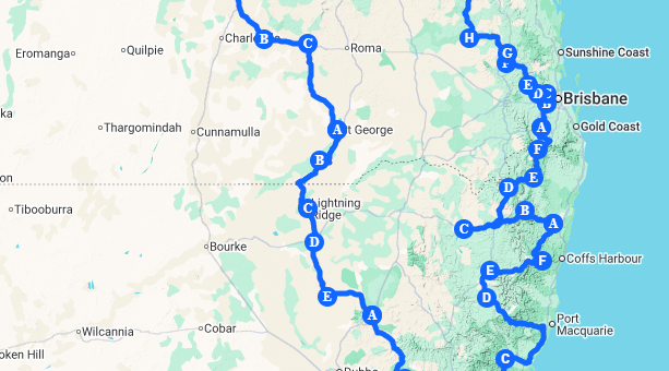 Planning a 4,800km road trip to outback Queensland